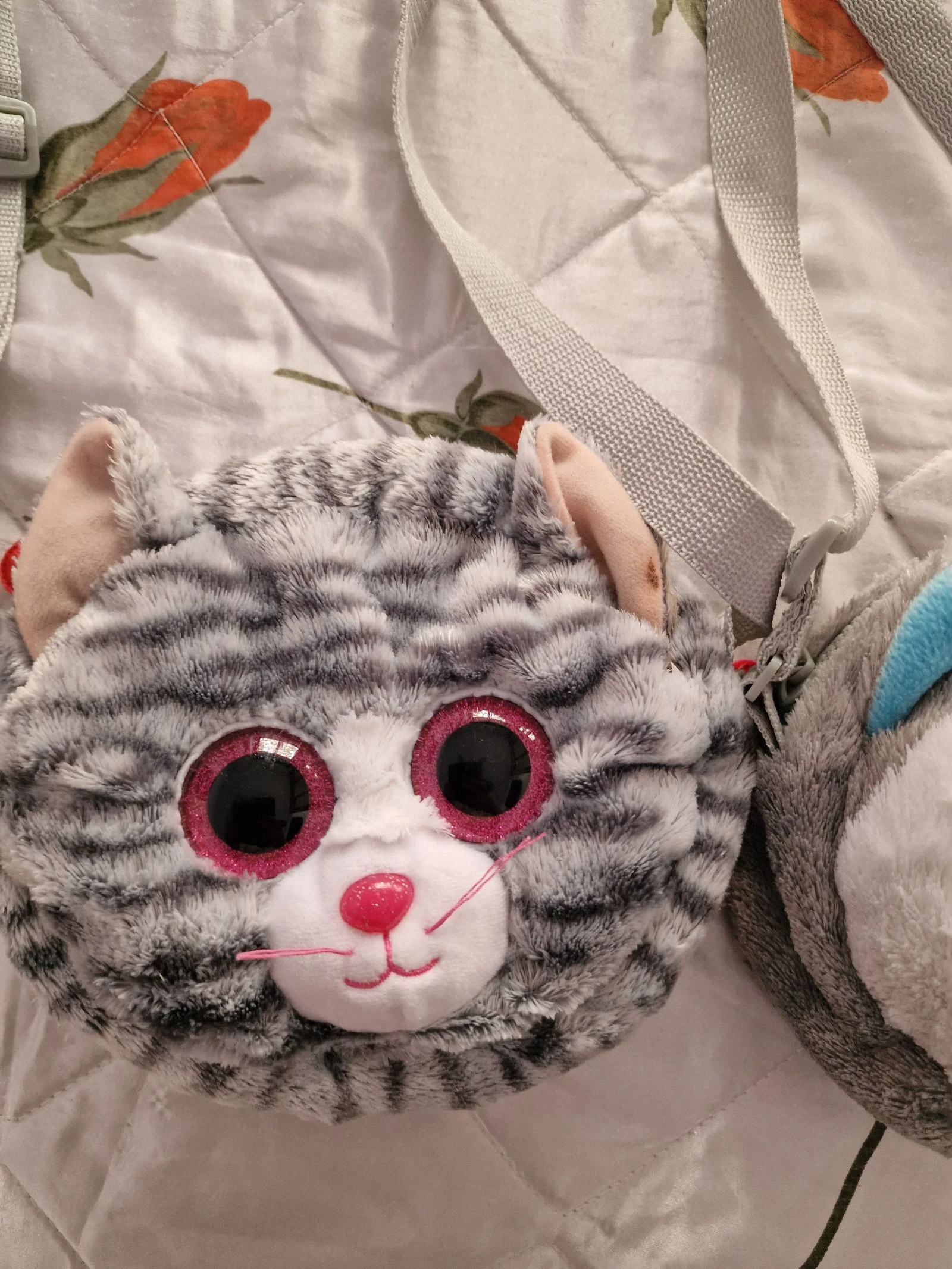 Lote 2 Bolsas / Mochilas de Pelúcia Beanie Boos - Kiki a Gata e Slush o Husky – photo 2